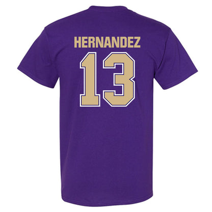 Washington - NCAA Men's Soccer : Kevin Hernandez - Classic Shersey T-Shirt-1