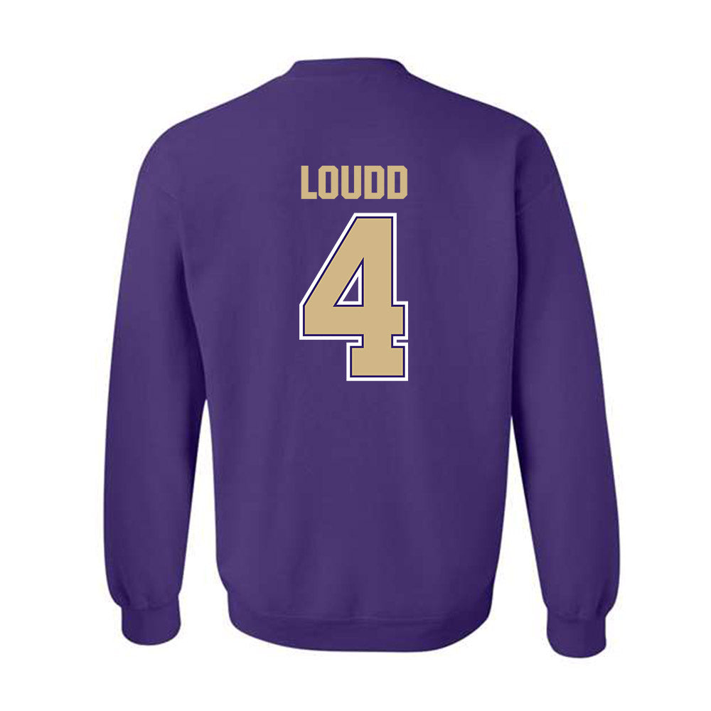 Washington - NCAA Women's Soccer : Maya Loudd - Classic Shersey Crewneck Sweatshirt-1