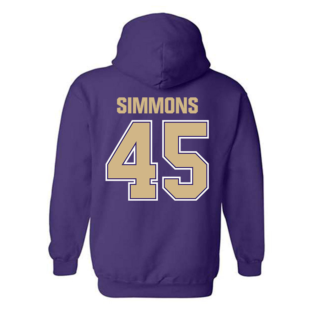 Washington - NCAA Football : Austin Simmons - Classic Shersey Hooded Sweatshirt-1