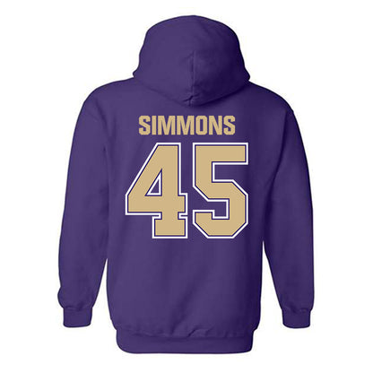 Washington - NCAA Football : Austin Simmons - Classic Shersey Hooded Sweatshirt-1