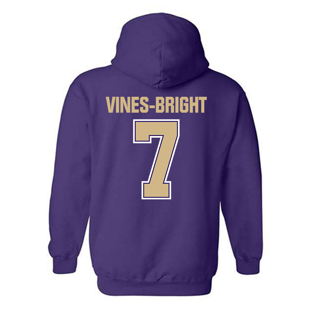 Washington - NCAA Football : Raiden Vines-Bright - Classic Shersey Hooded Sweatshirt-1