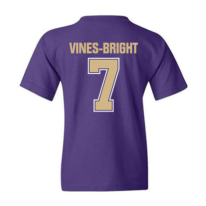 Washington - NCAA Football : Raiden Vines-Bright - Classic Shersey Youth T-Shirt-1