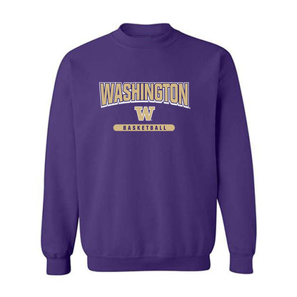 Washington - NCAA Men's Basketball : Jasir Rencher - Classic Shersey Crewneck Sweatshirt-0