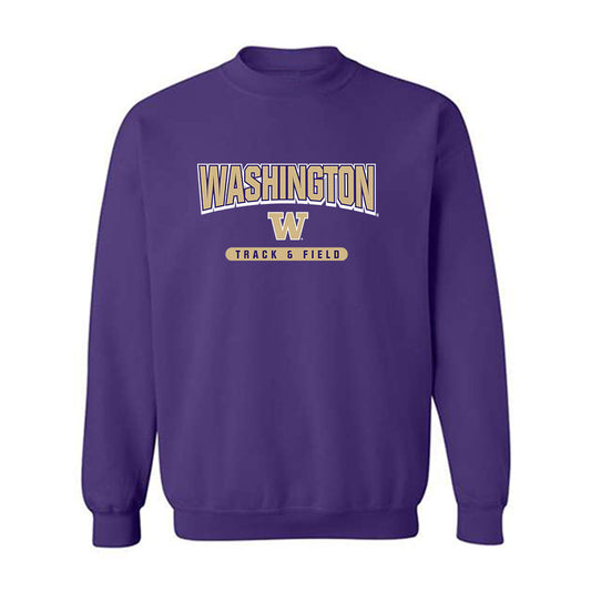 Washington - NCAA Women's Track & Field : Mia Cochran - Classic Shersey Crewneck Sweatshirt-0
