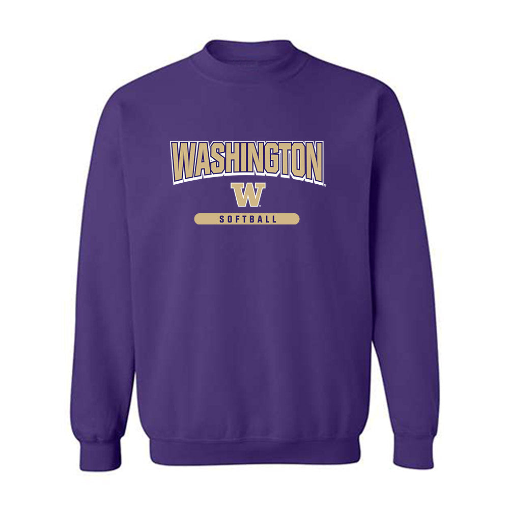 Washington - NCAA Softball : Mila Reddy - Classic Shersey Crewneck Sweatshirt-0