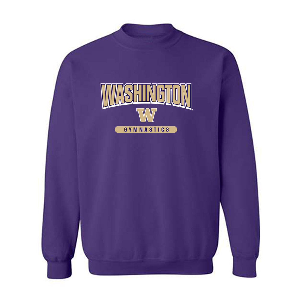 Washington - NCAA Women's Gymnastics : Olivia Oppegard - Classic Shersey Crewneck Sweatshirt-0