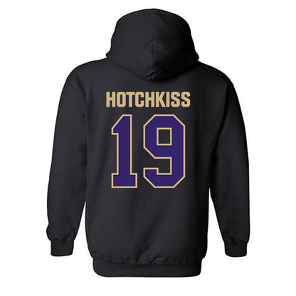 Washington - NCAA Baseball : Jackson Hotchkiss - Classic Shersey Hooded Sweatshirt-1