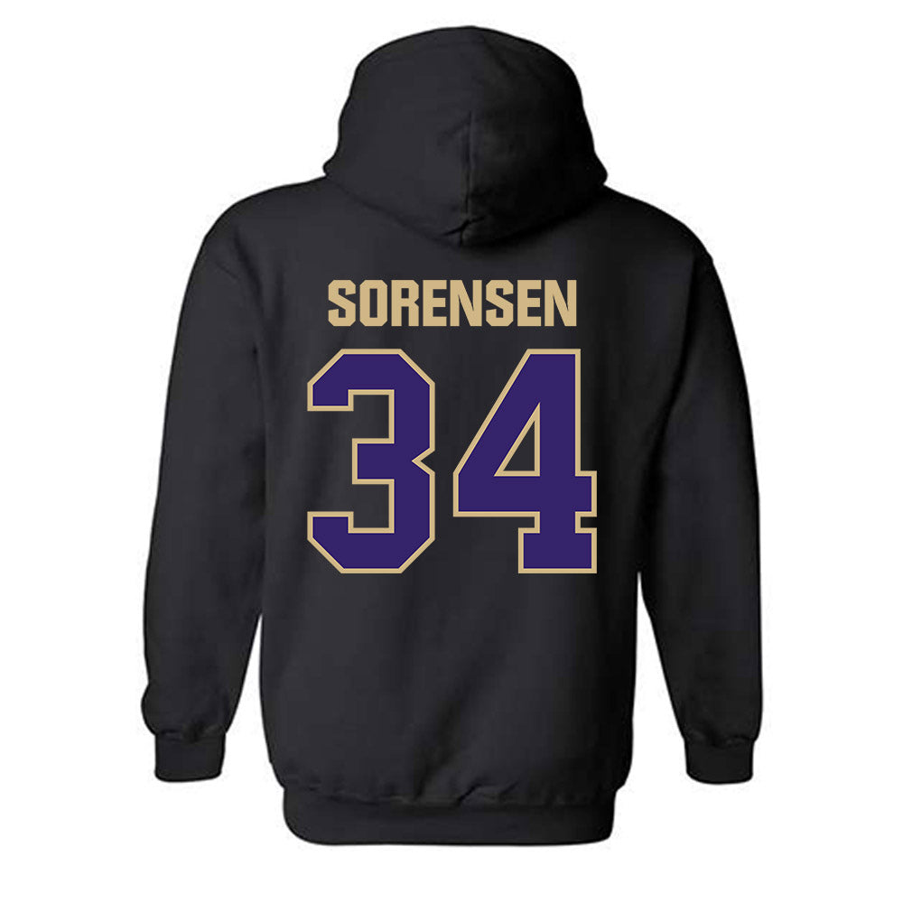 Washington - NCAA Baseball : Noah Sorensen - Classic Shersey Hooded Sweatshirt-1