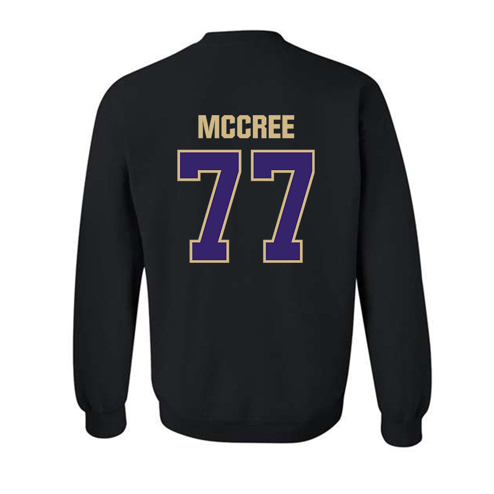 Washington - NCAA Football : Maximus McCree - Classic Shersey Crewneck Sweatshirt-1