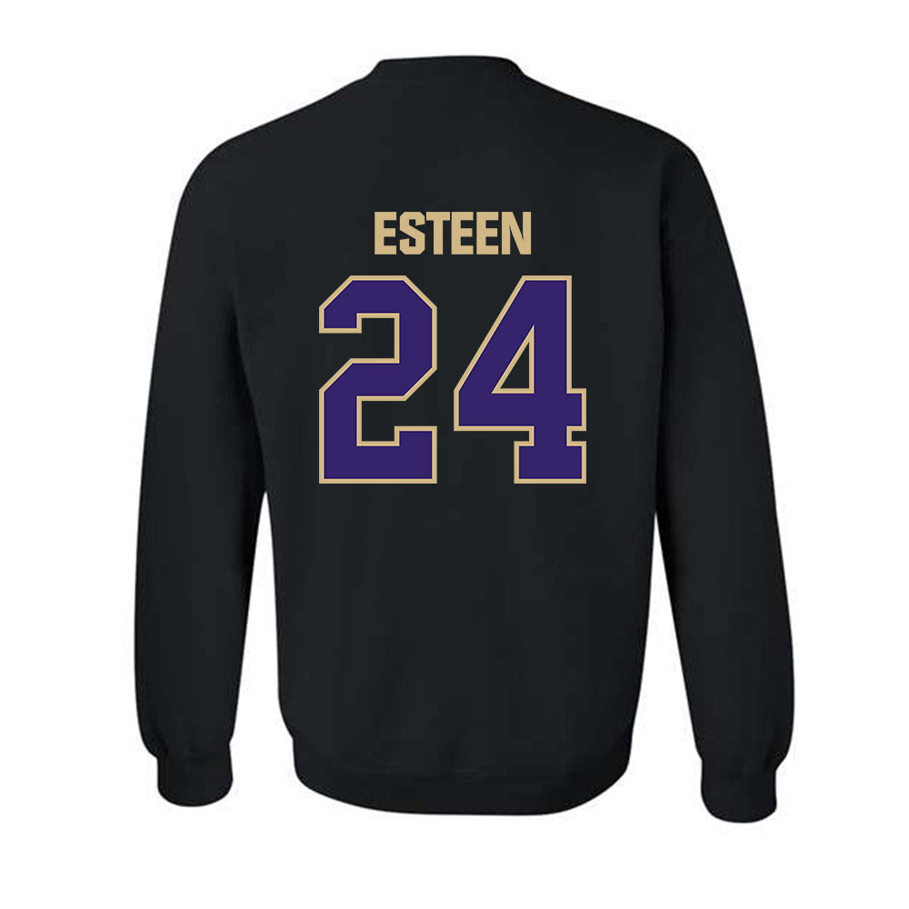 Washington - NCAA Football : Makell Esteen - Classic Shersey Crewneck Sweatshirt-1