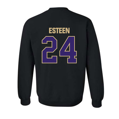 Washington - NCAA Football : Makell Esteen - Classic Shersey Crewneck Sweatshirt-1
