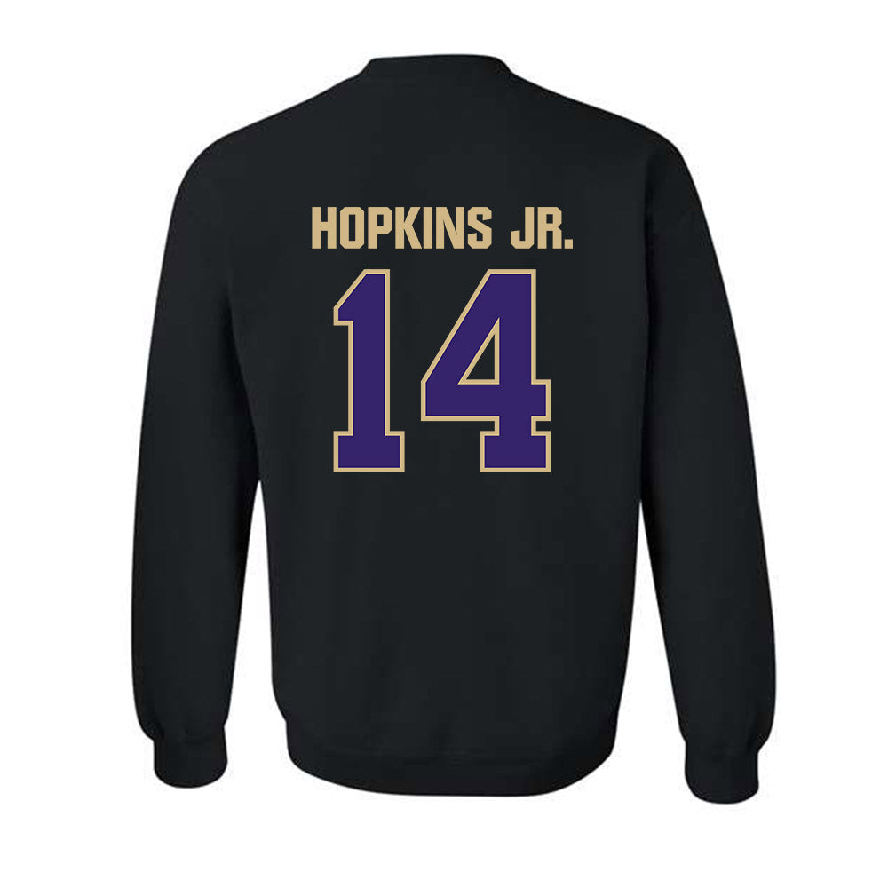 Washington - NCAA Football : Milton Hopkins Jr. - Classic Shersey Crewneck Sweatshirt-1