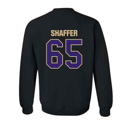 Washington - NCAA Football : Jack Shaffer - Classic Shersey Crewneck Sweatshirt-1
