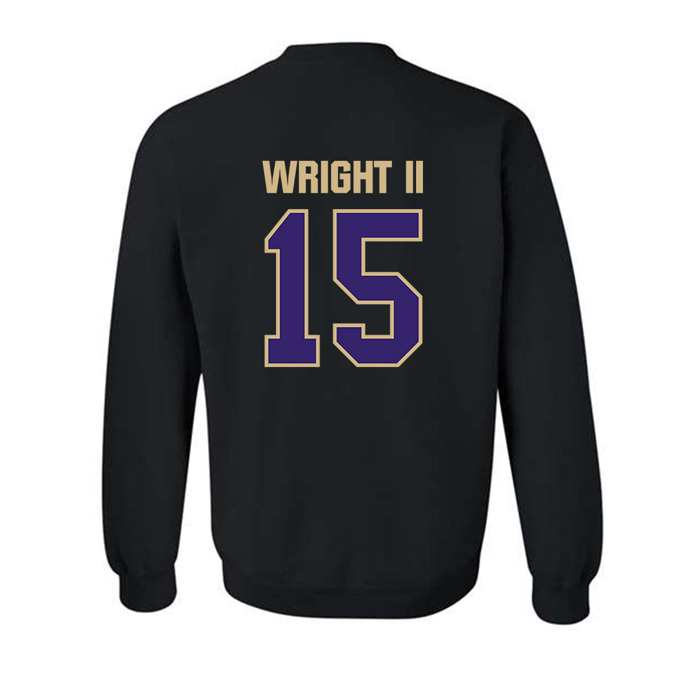 Washington - NCAA Football : Rahim Wright II - Classic Shersey Crewneck Sweatshirt-1