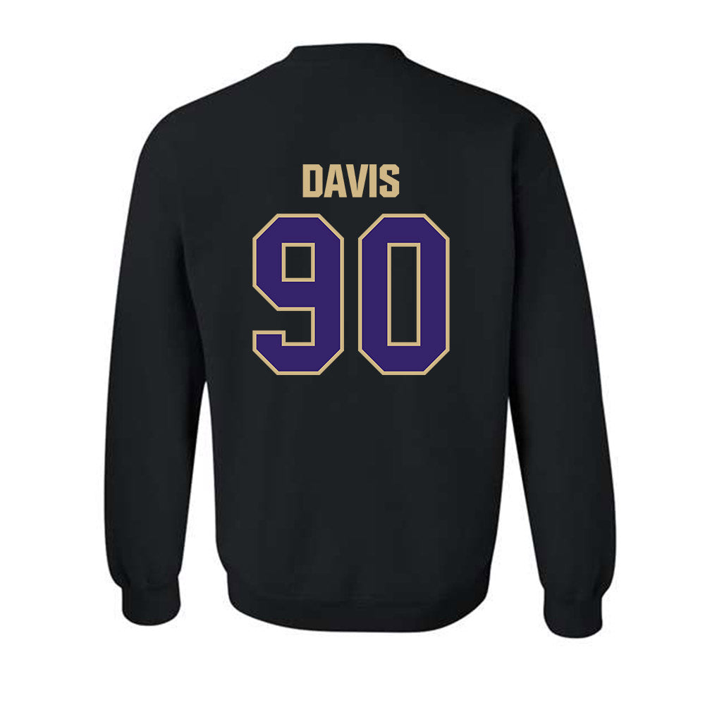 Washington - NCAA Football : Elinneus Davis - Classic Shersey Crewneck Sweatshirt-1