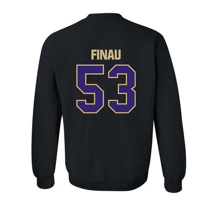 Washington - NCAA Football : Paki Finau - Classic Shersey Crewneck Sweatshirt-1