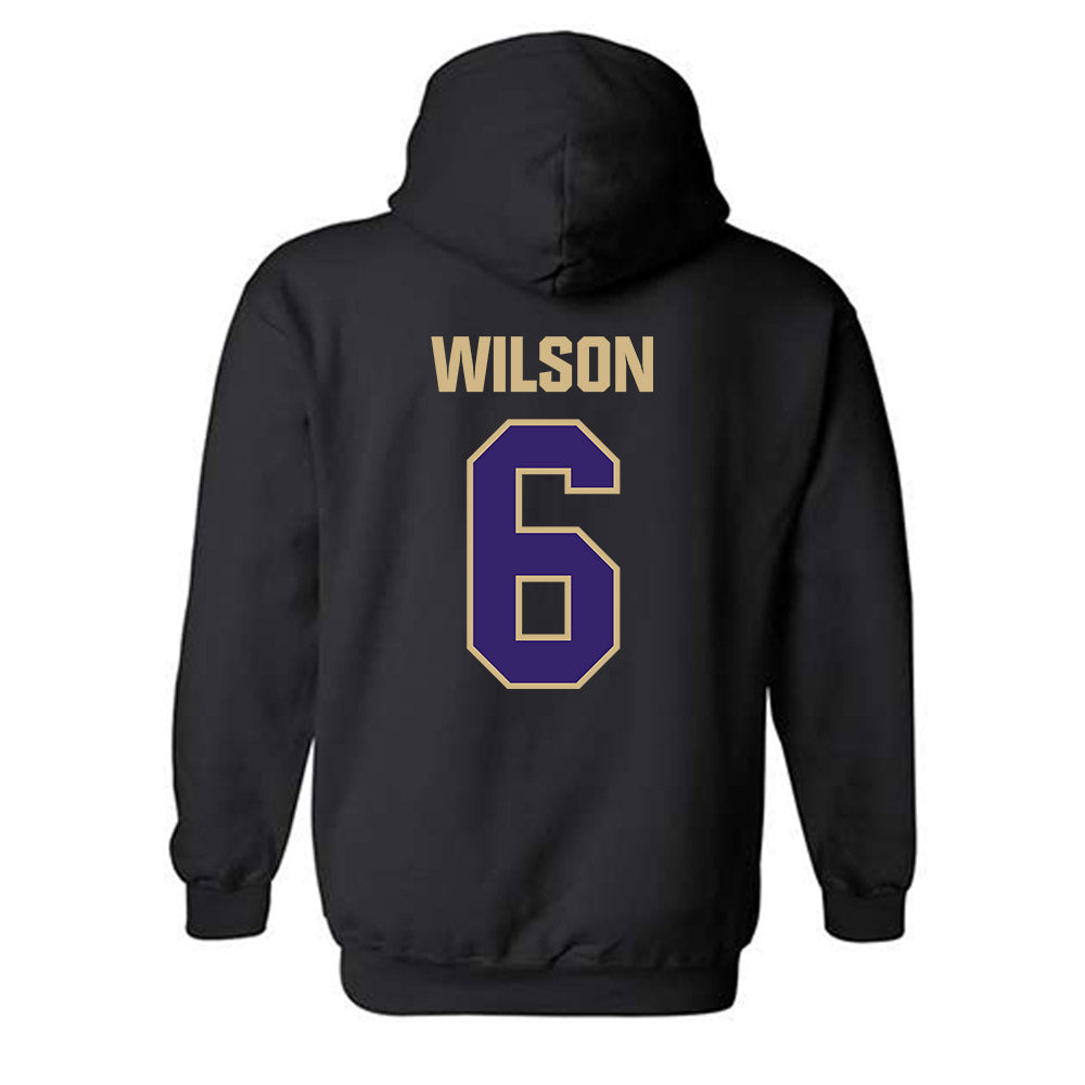 Washington - NCAA Women's Volleyball : Molly Wilson - Classic Shersey Hooded Sweatshirt-1