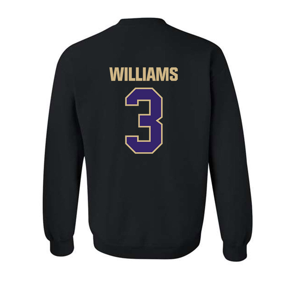 Washington - NCAA Football : Rashid Williams - Classic Shersey Crewneck Sweatshirt-1