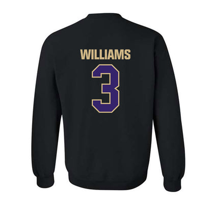 Washington - NCAA Football : Rashid Williams - Classic Shersey Crewneck Sweatshirt-1