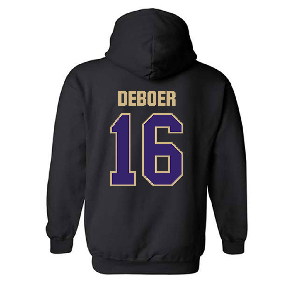 Washington - NCAA Softball : Alexis DeBoer - Classic Shersey Hooded Sweatshirt-1