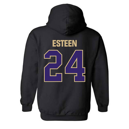 Washington - NCAA Football : Makell Esteen - Classic Shersey Hooded Sweatshirt-1