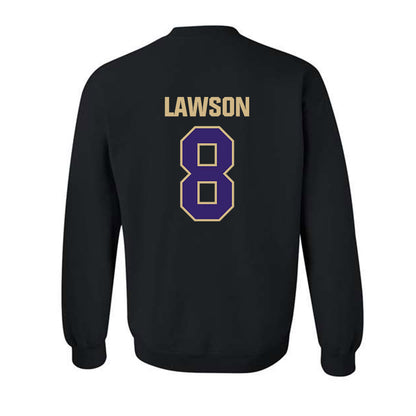 Washington - NCAA Football : Chris Lawson - Classic Shersey Crewneck Sweatshirt-1