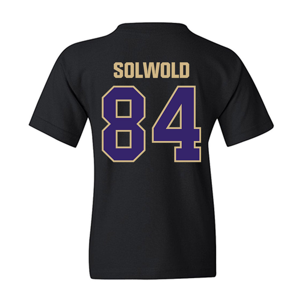 Washington - NCAA Football : Hunter Solwold - Classic Shersey Youth T-Shirt-1