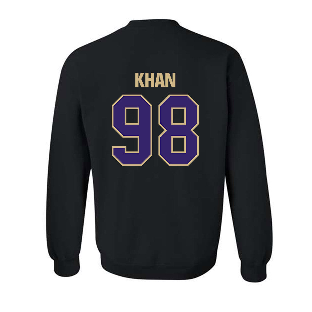 Washington - NCAA Football : Omar Khan - Classic Shersey Crewneck Sweatshirt-1