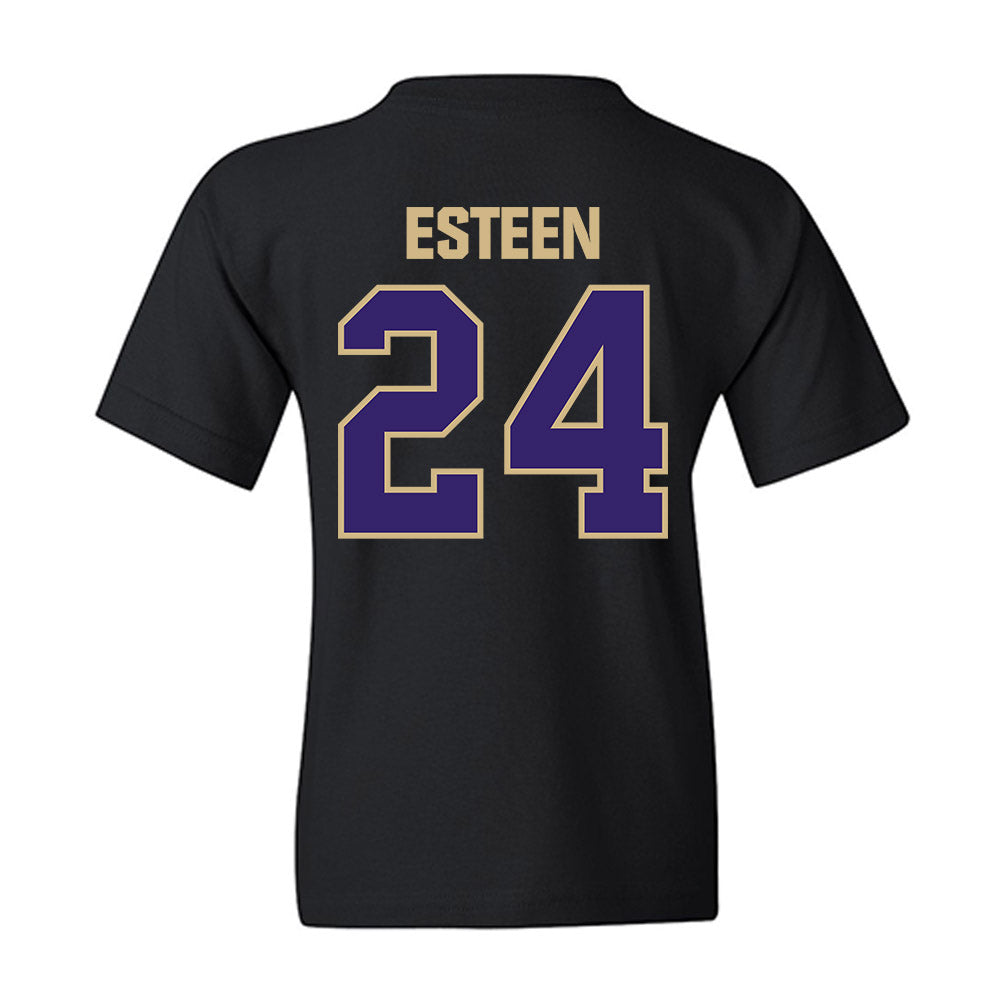Washington - NCAA Football : Makell Esteen - Classic Shersey Youth T-Shirt-1