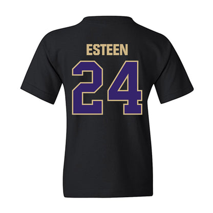 Washington - NCAA Football : Makell Esteen - Classic Shersey Youth T-Shirt-1