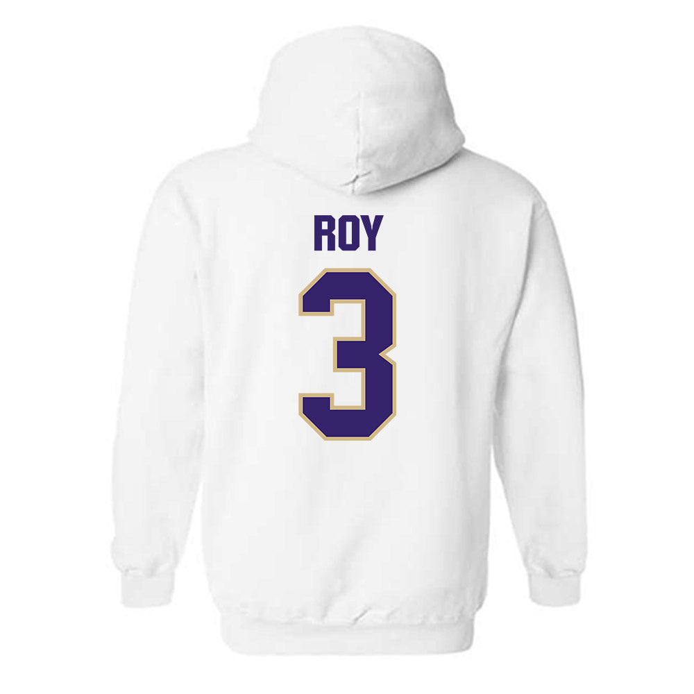 Washington - NCAA Men's Basketball : BJ Roy - Classic Shersey Hooded Sweatshirt-1