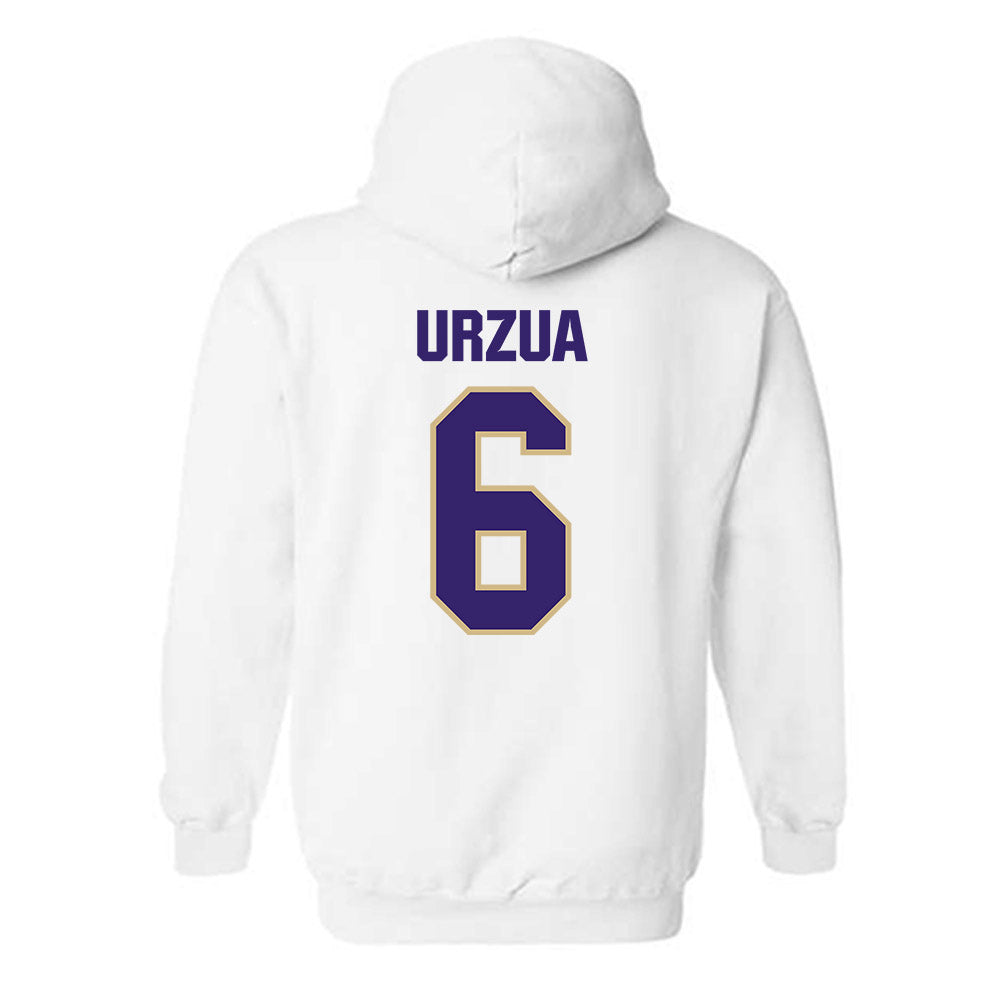 Washington - NCAA Beach Volleyball : Alina Urzua - Classic Shersey Hooded Sweatshirt-1