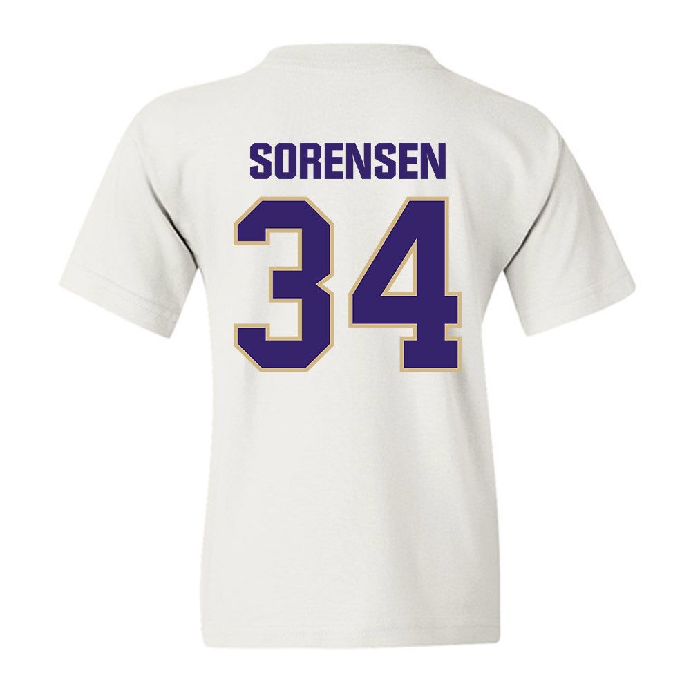 Washington - NCAA Baseball : Noah Sorensen - Classic Shersey Youth T-Shirt-1