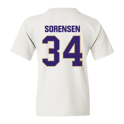 Washington - NCAA Baseball : Noah Sorensen - Classic Shersey Youth T-Shirt-1