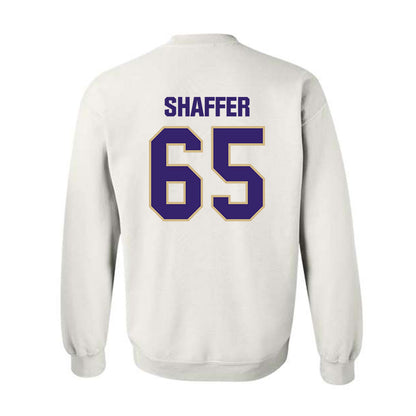 Washington - NCAA Football : Jack Shaffer - Classic Shersey Crewneck Sweatshirt-1