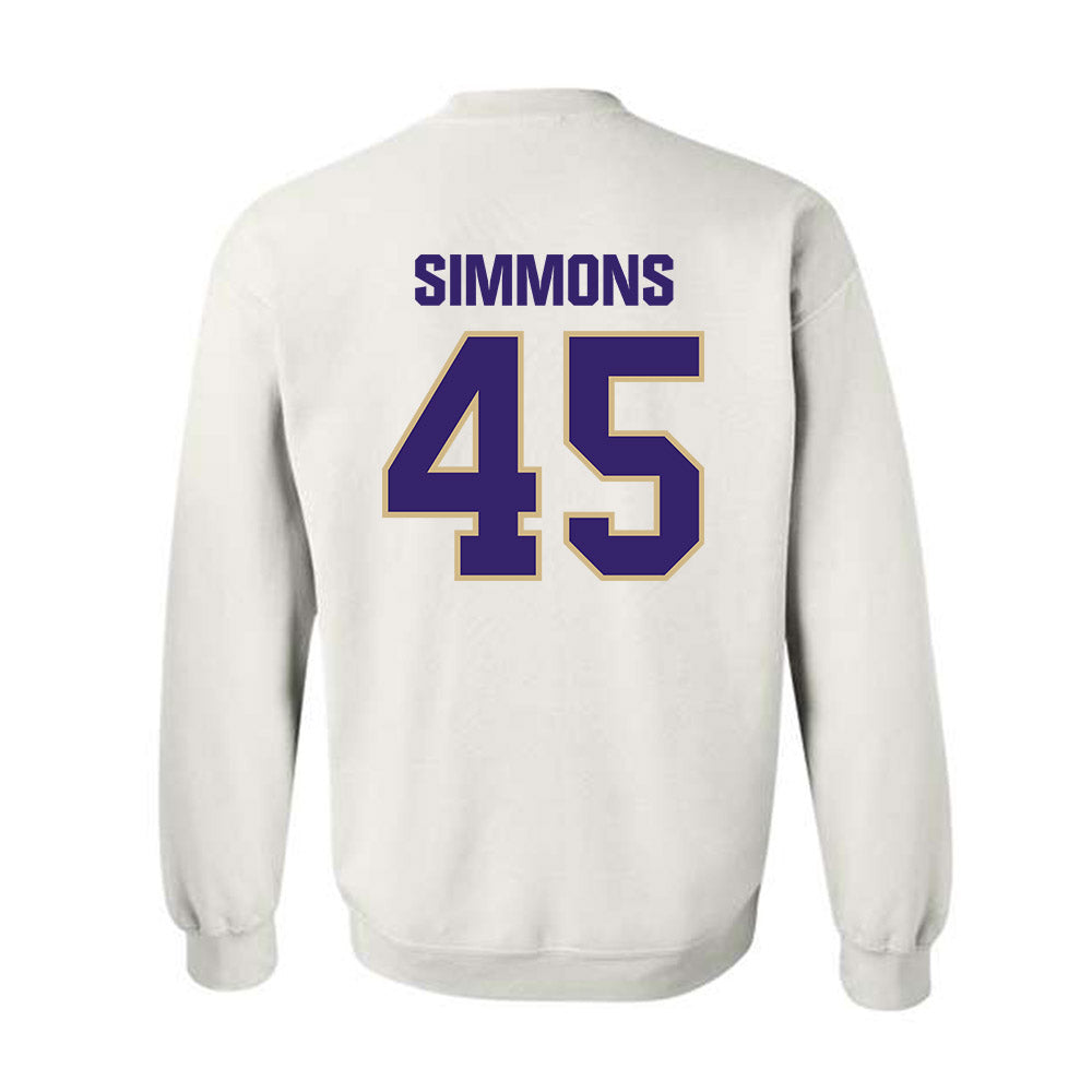 Washington - NCAA Football : Austin Simmons - Classic Shersey Crewneck Sweatshirt-1