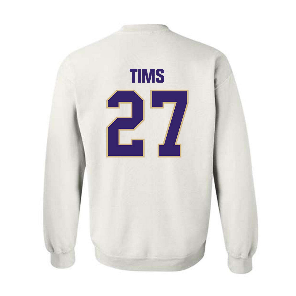 Washington - NCAA Baseball : Justin Tims - Classic Shersey Crewneck Sweatshirt-1