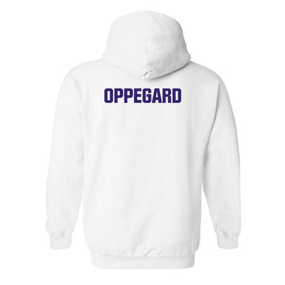 Washington - NCAA Women's Gymnastics : Olivia Oppegard - Classic Shersey Hooded Sweatshirt-1