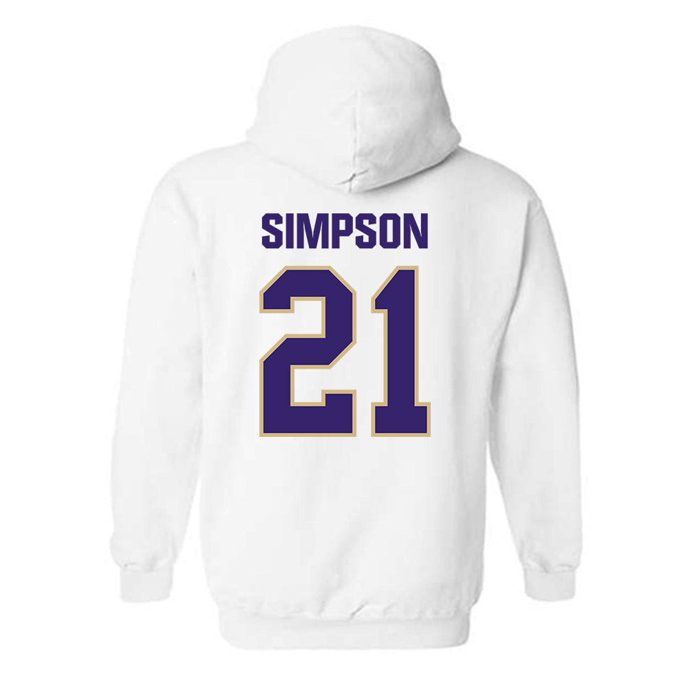 Washington - NCAA Women's Volleyball : Taylor Simpson - Classic Shersey Hooded Sweatshirt-1