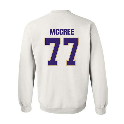 Washington - NCAA Football : Maximus McCree - Classic Shersey Crewneck Sweatshirt-1