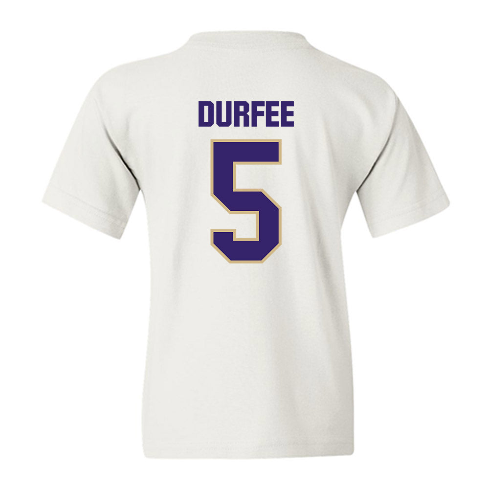 Washington - NCAA Football : Zach Durfee - Classic Shersey Youth T-Shirt-1