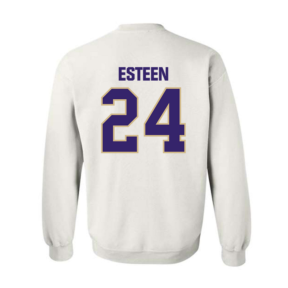 Washington - NCAA Football : Makell Esteen - Classic Shersey Crewneck Sweatshirt-1