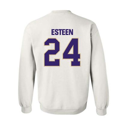 Washington - NCAA Football : Makell Esteen - Classic Shersey Crewneck Sweatshirt-1