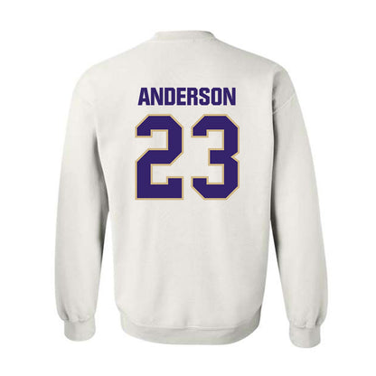 Washington - NCAA Women's Basketball : Olivia Anderson - Classic Shersey Crewneck Sweatshirt-1