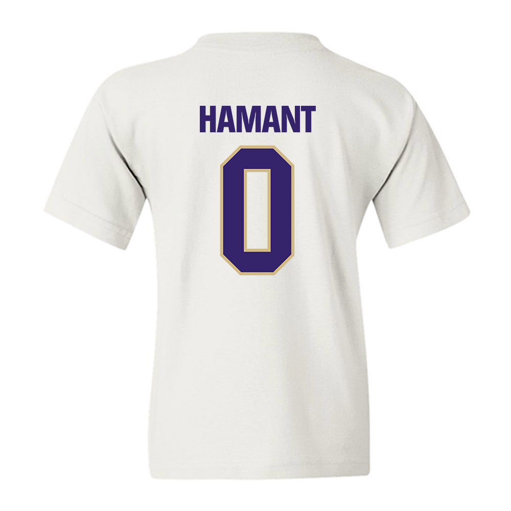 Washington - NCAA Women's Soccer : Mia Hamant - Classic Shersey Youth T-Shirt-1