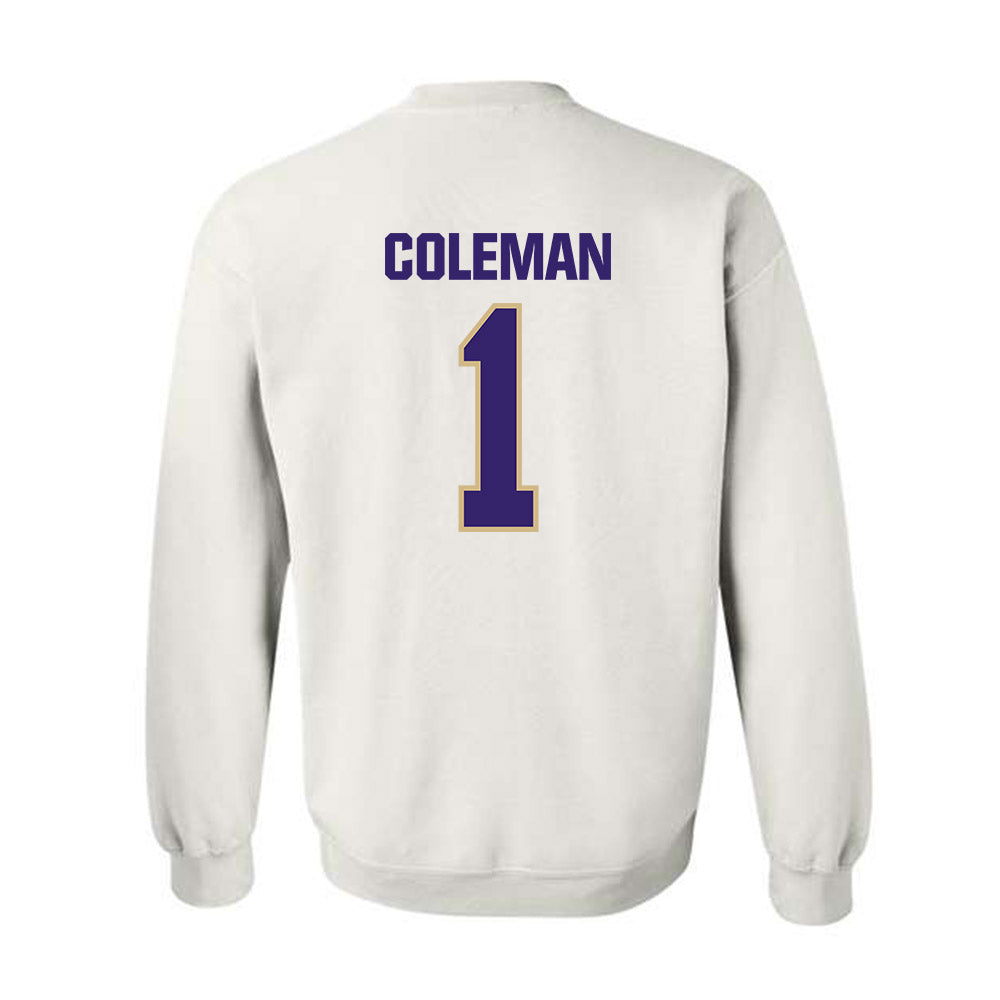 Washington - NCAA Football : Jonah Coleman - Classic Shersey Crewneck Sweatshirt-1