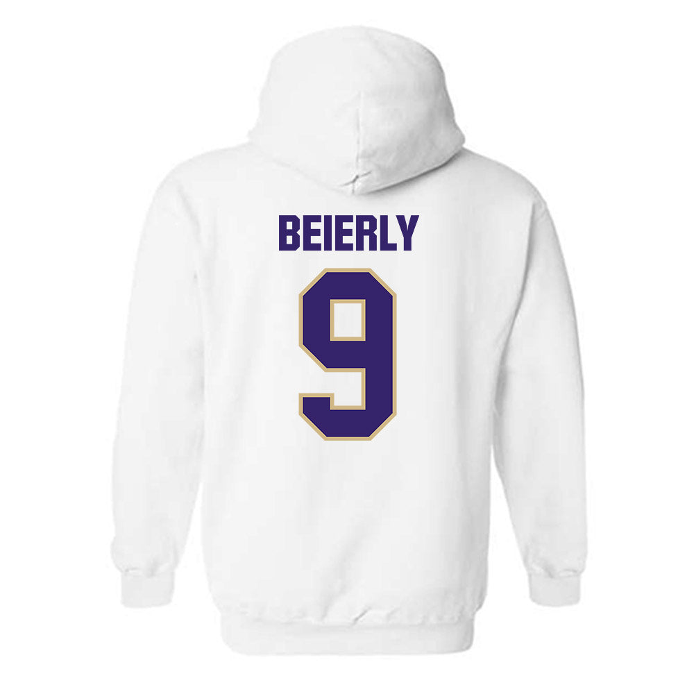Washington - NCAA Football : Dash Beierly - Classic Shersey Hooded Sweatshirt-1