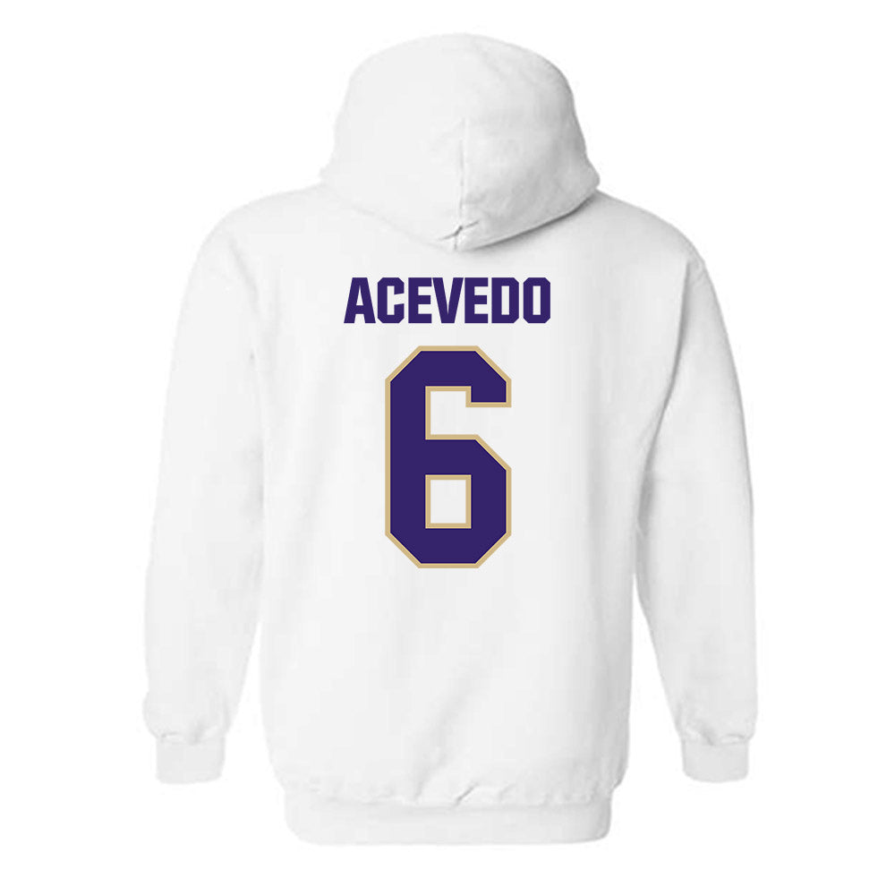 Washington - NCAA Softball : Melody Acevedo - Classic Shersey Hooded Sweatshirt-1