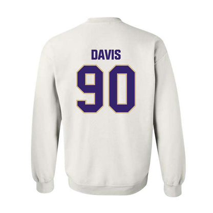 Washington - NCAA Football : Elinneus Davis - Classic Shersey Crewneck Sweatshirt-1