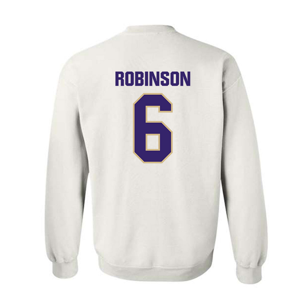Washington - NCAA Football : Dylan Robinson - Classic Shersey Crewneck Sweatshirt-1